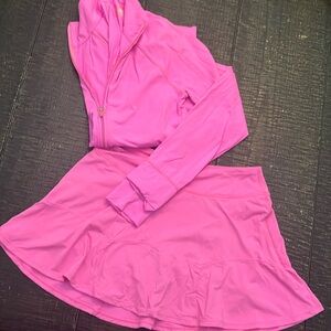 Lilly Pulitzer set. Small top, XS tennis skirt